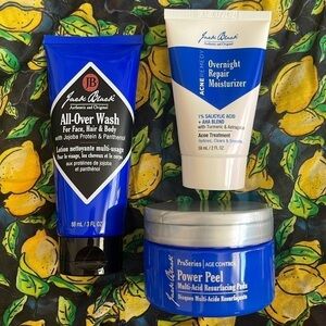 Brand New Jack Black All-Over Wash Resurfacing Pads Overnight Repair Moisturizer